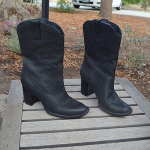 Vintage genuine leather boots